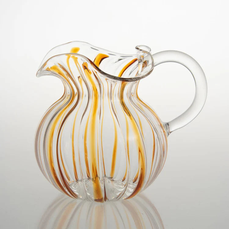 Torcello Yellow Striped Pitcher