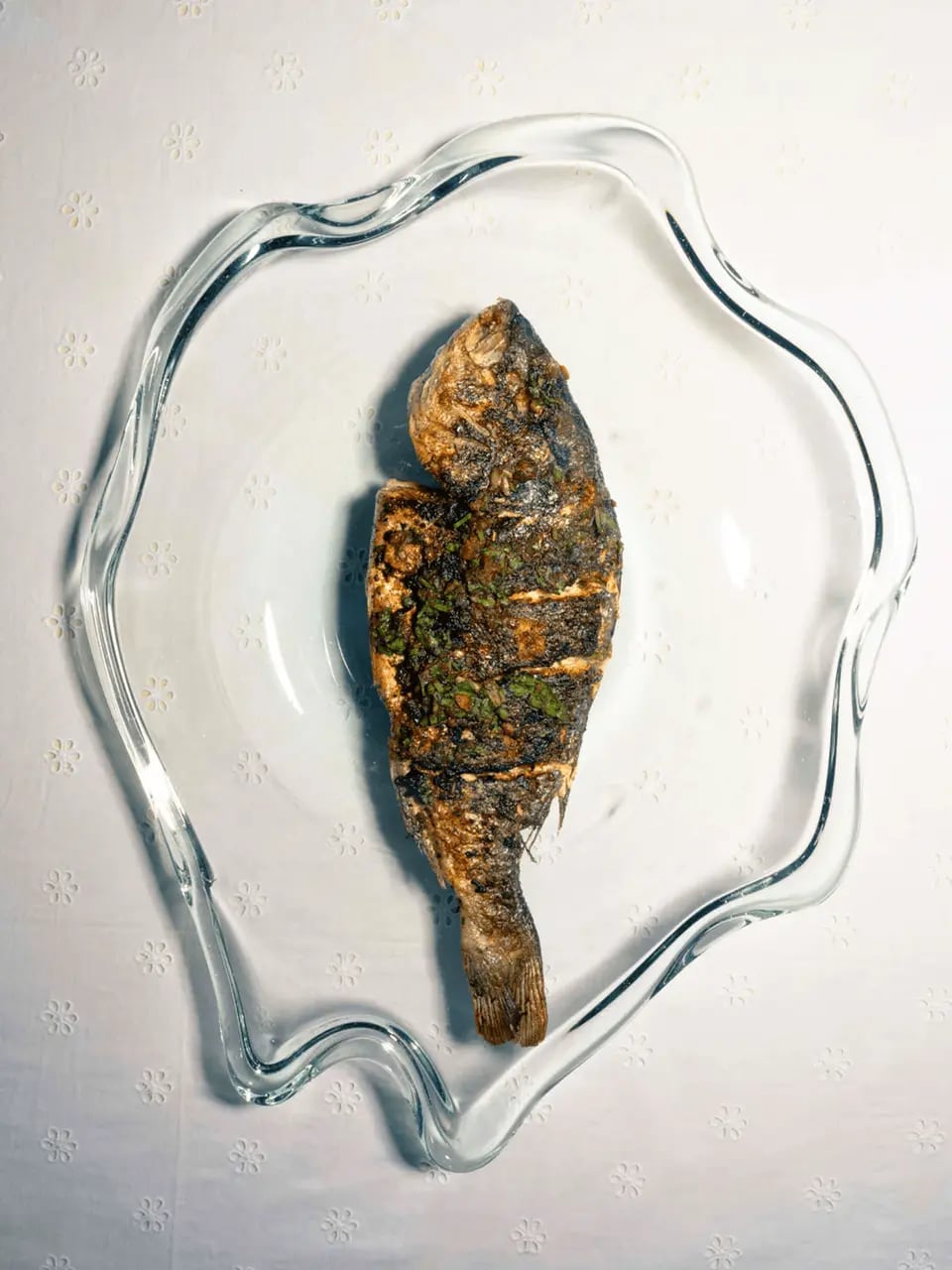 Serving Glass Plate