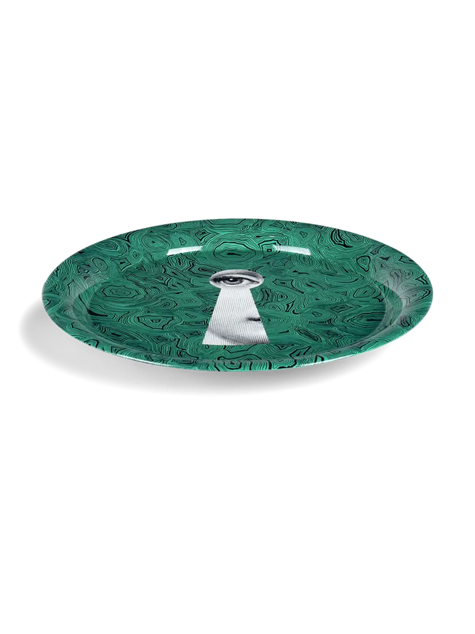 Serratura On Malachite Green Tray