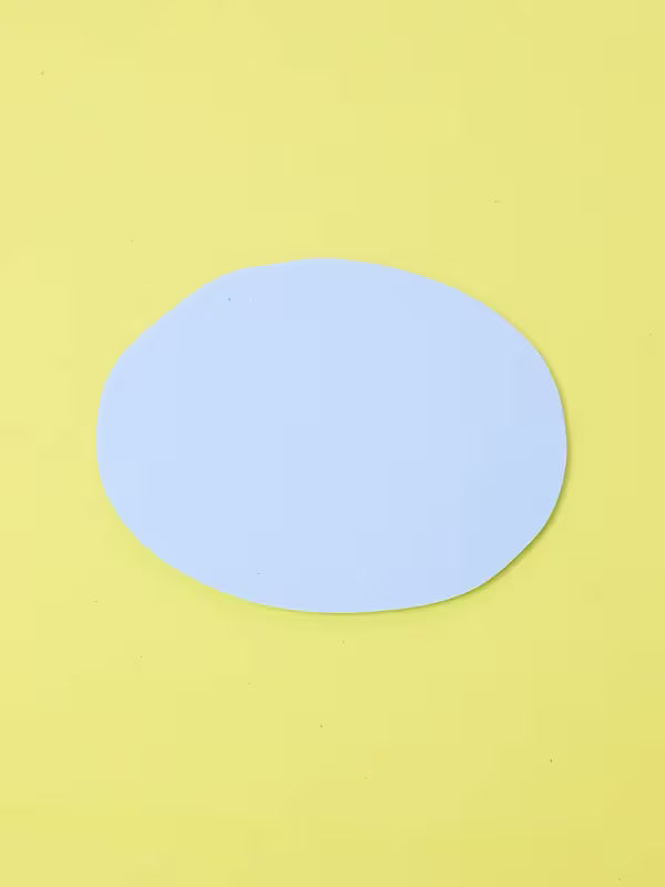 Fish Design Single Table Mates - Clear Yellow