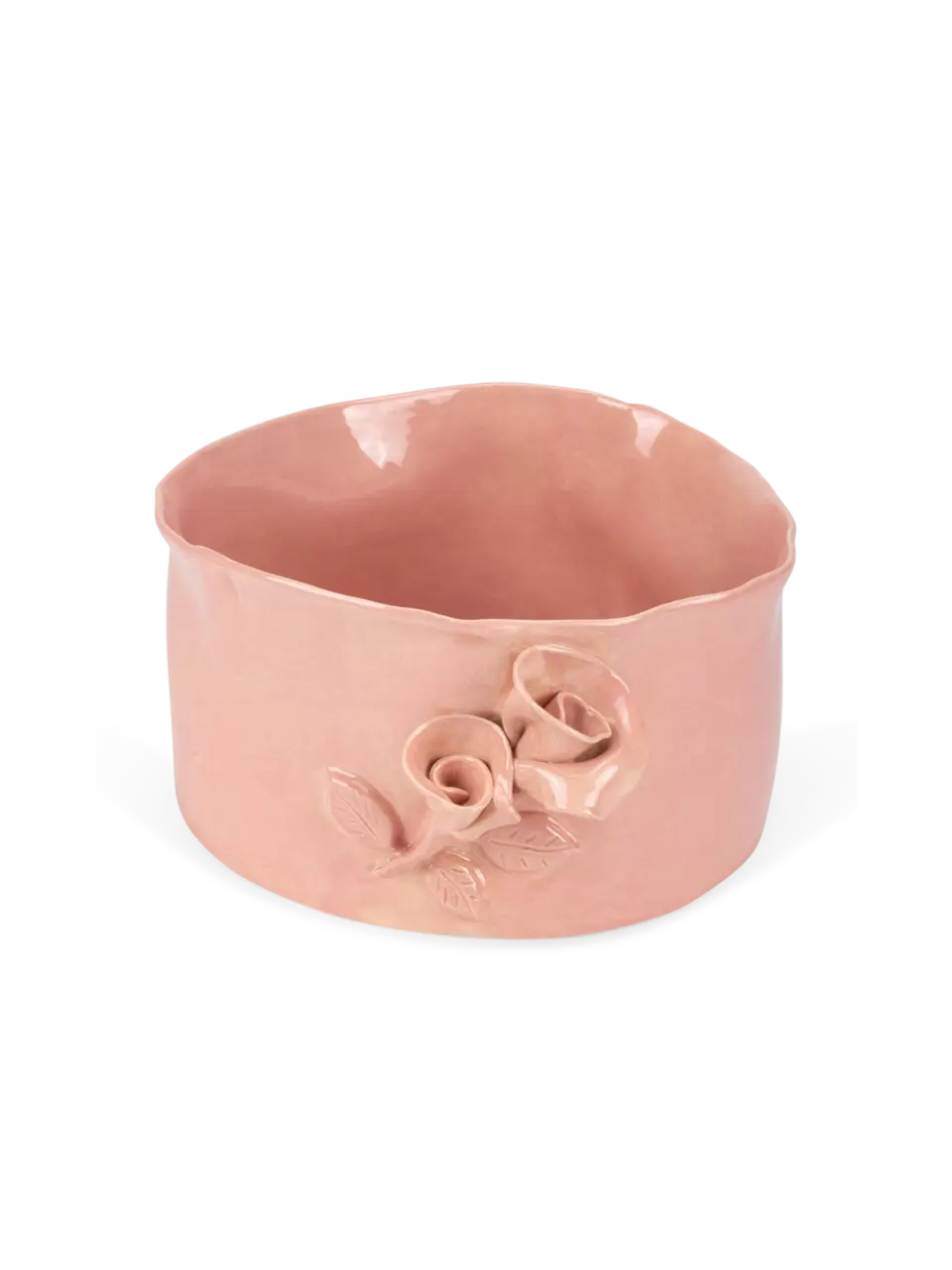 Flower Crafted Salad Bowl