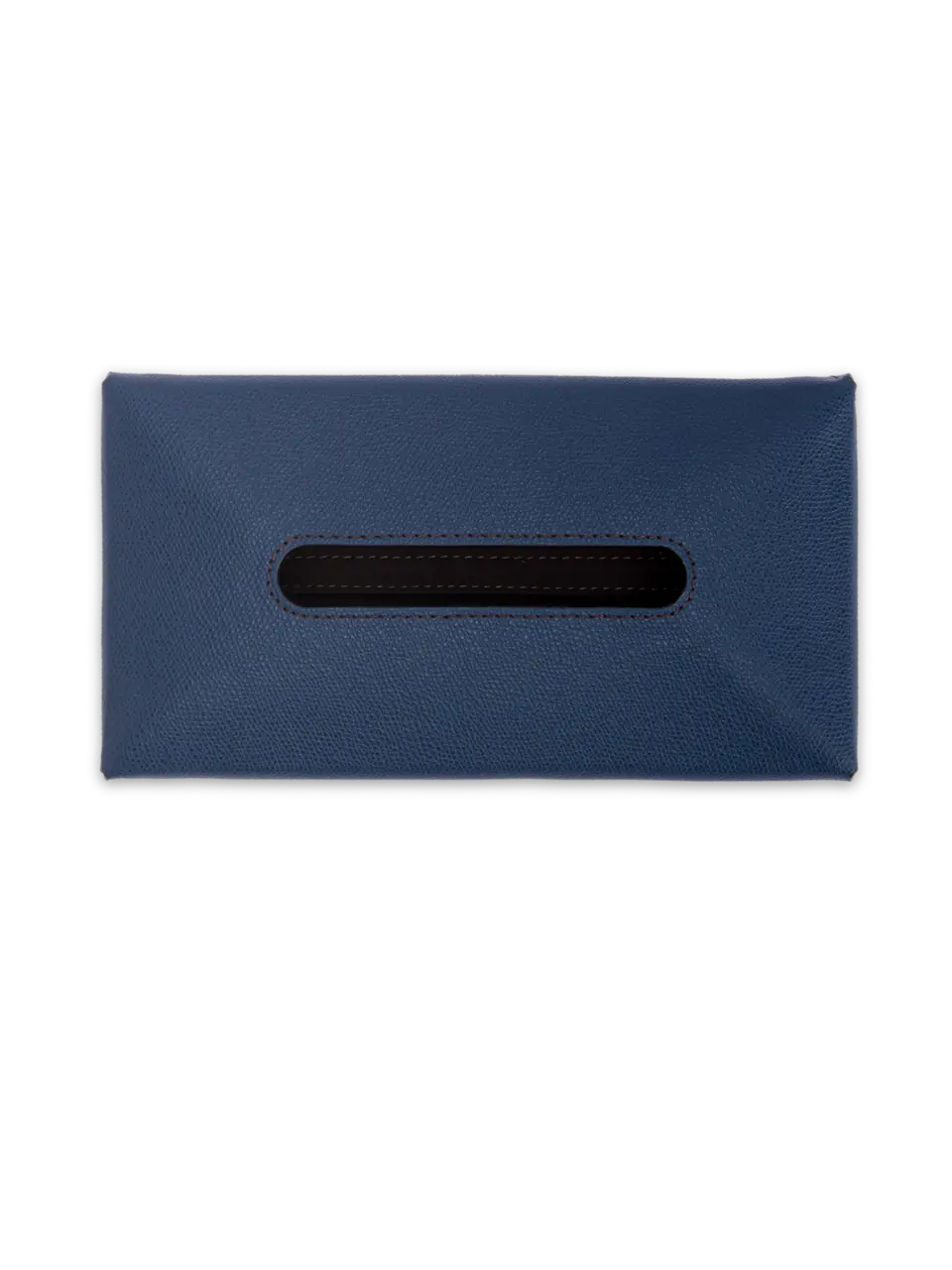 Dark Brown Stitch Tissue Holder