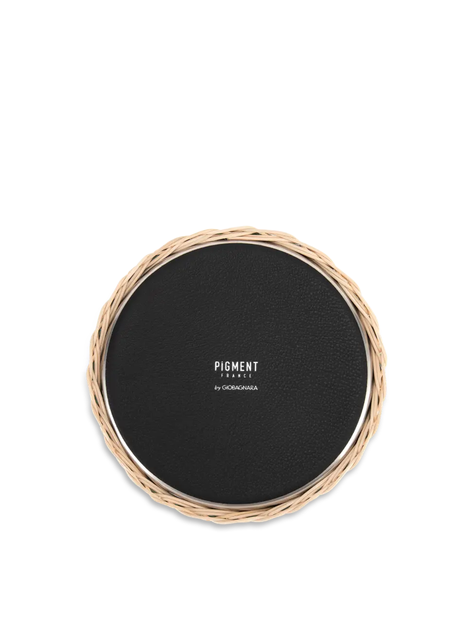 Menton Leather Rattan Large Ice Bucket