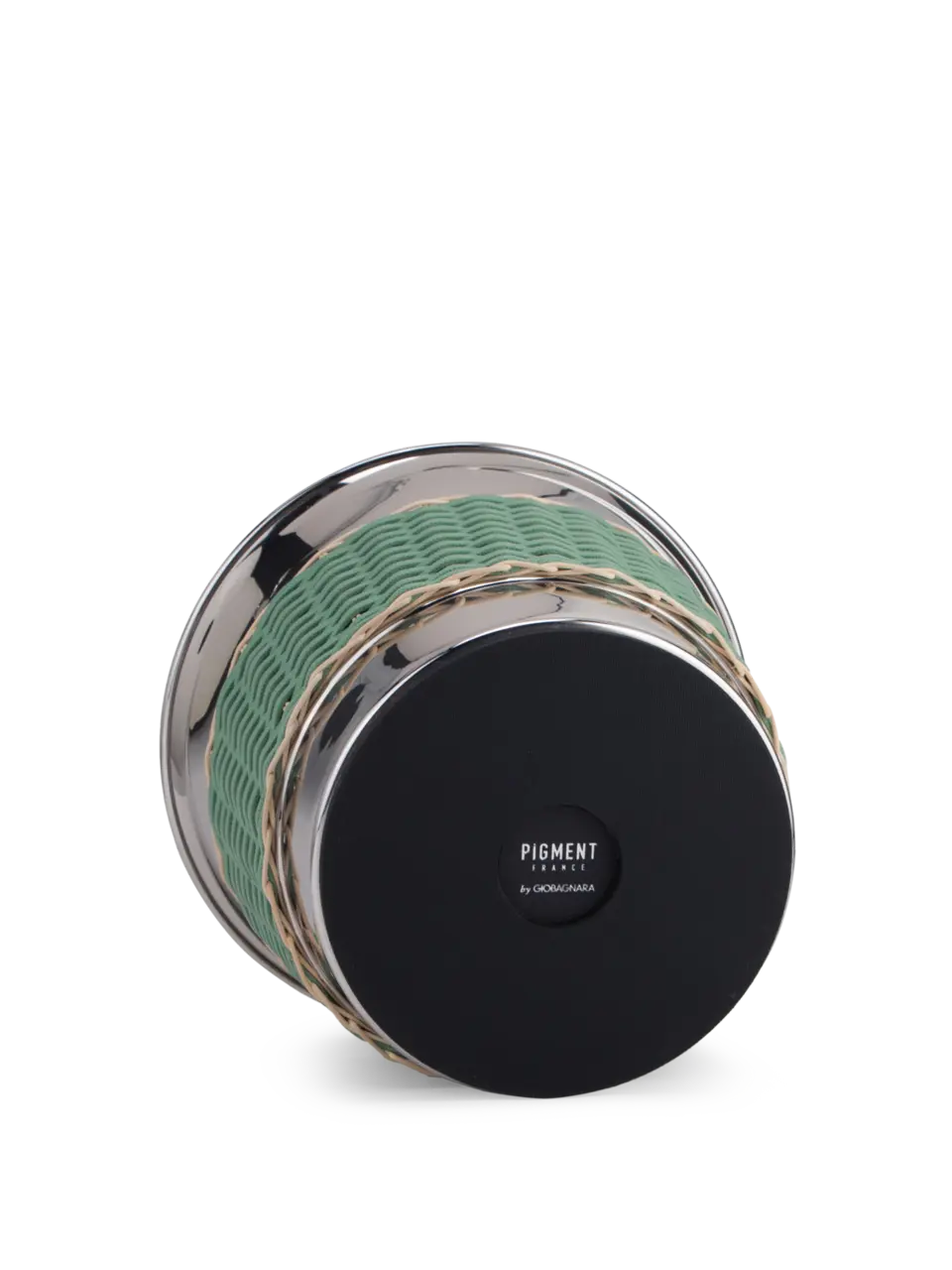 Menton Leather Rattan Bottle Bucket