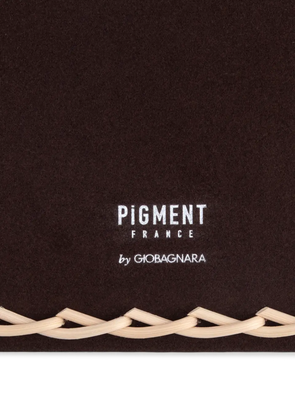 Orsay Leather Small Rectangular Rattan Tray