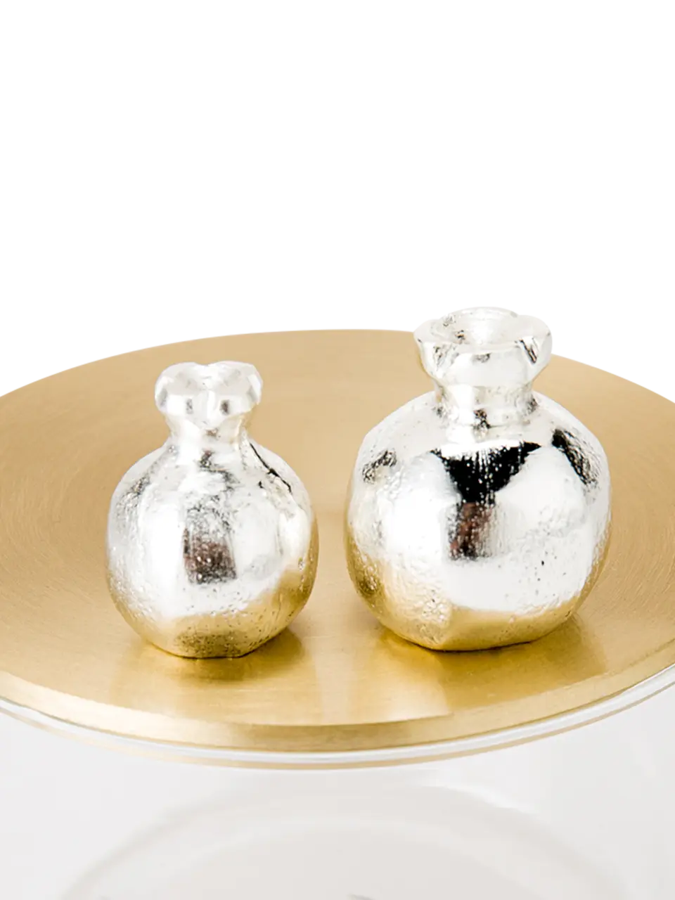 Pomegranate Silver Candy Jar