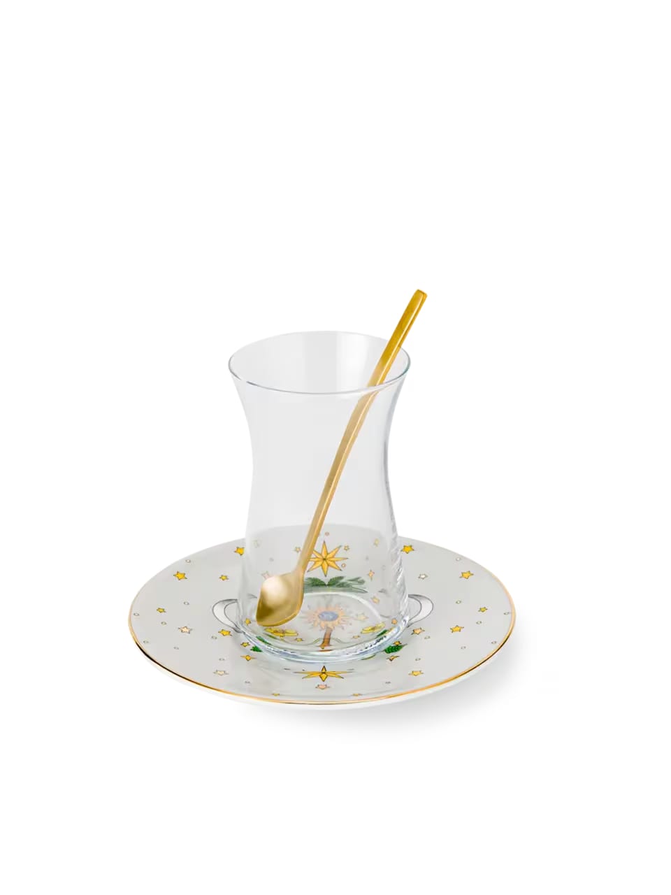 Set of 6 Nourie Istikana Cup & Saucers