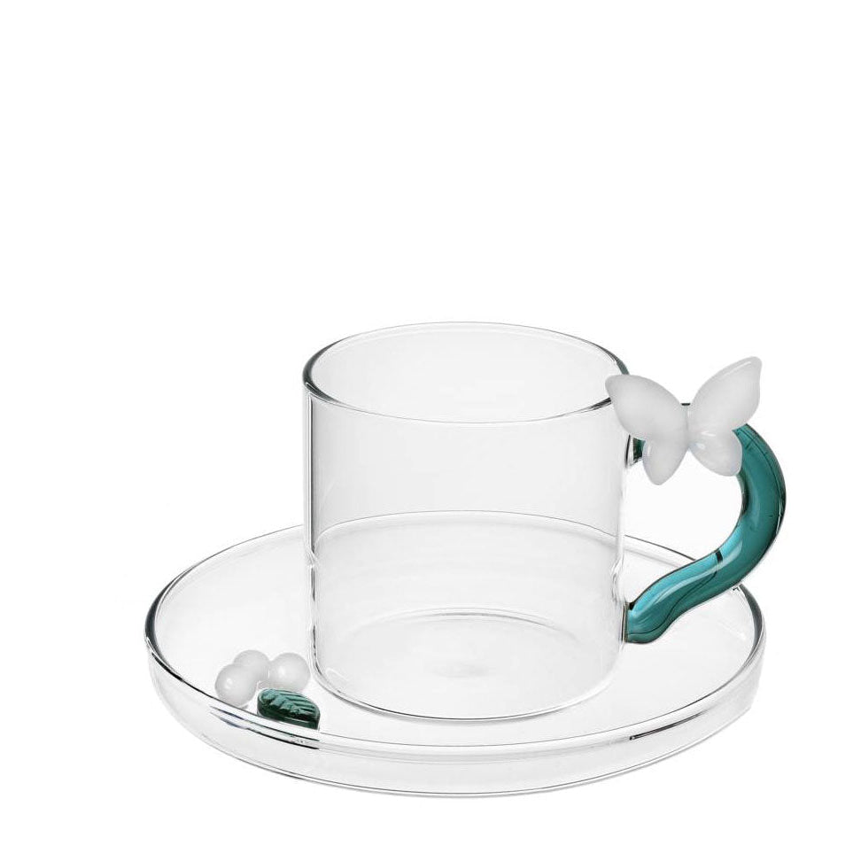 coffee cup w/saucer Butterfly