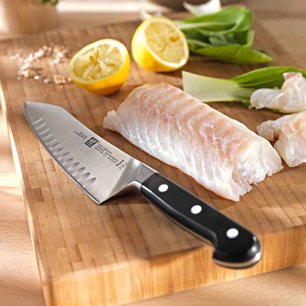 Santoku Knife With Hollow Edge, 18 cm
