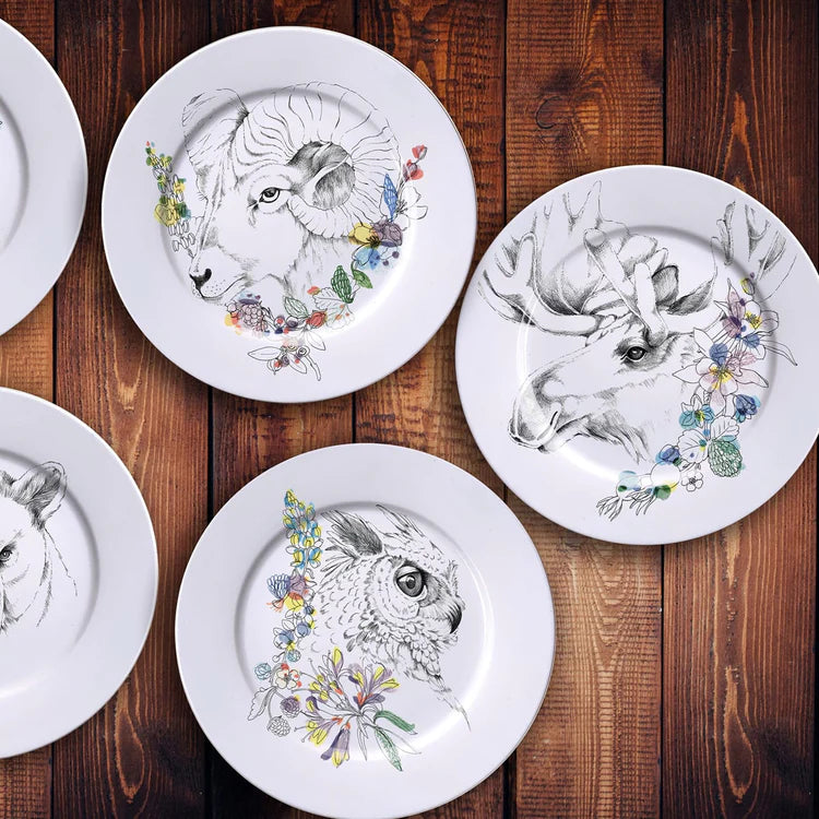 An Ode To The Woods Big Horn Sheep Dinner Plate