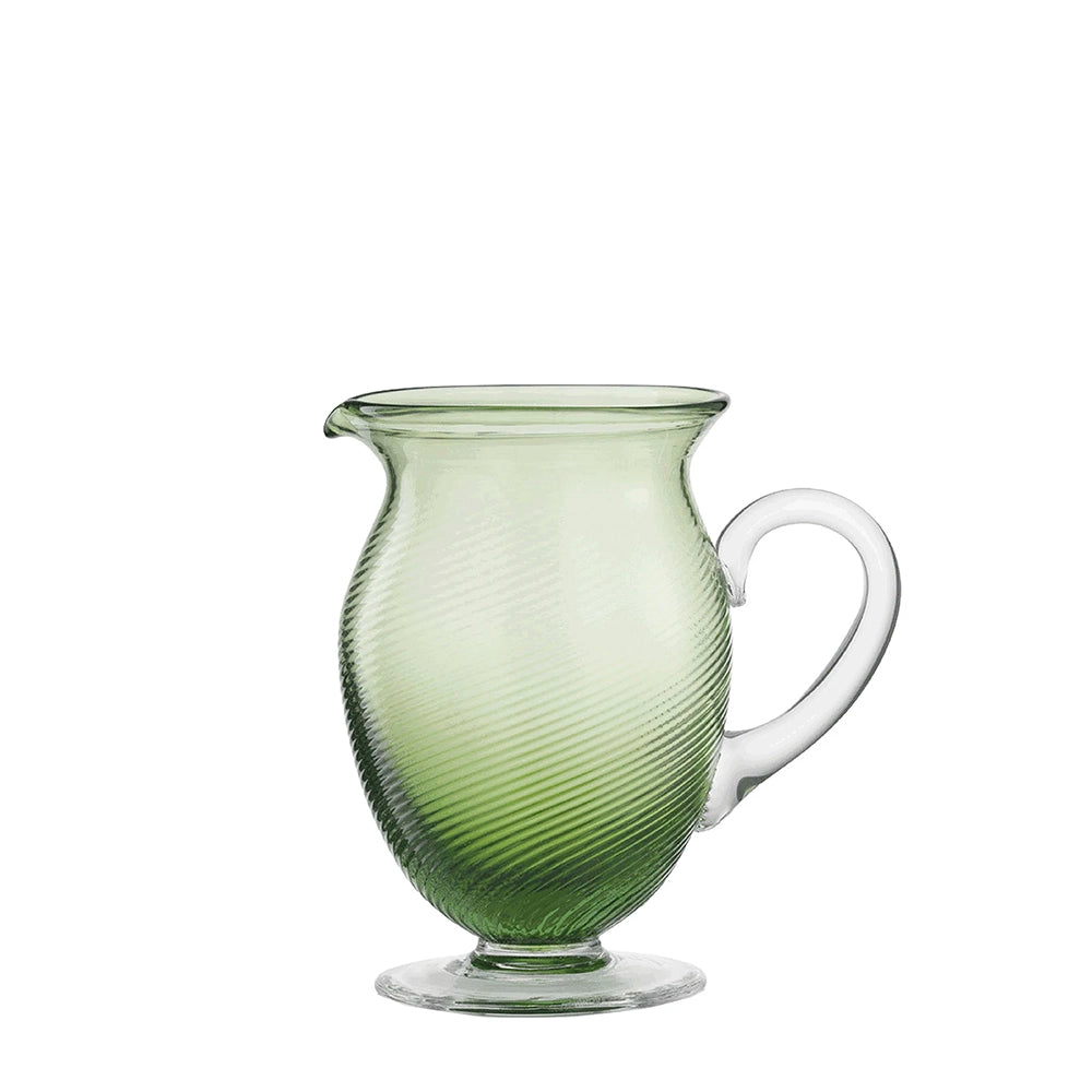 Green Glass Carafe