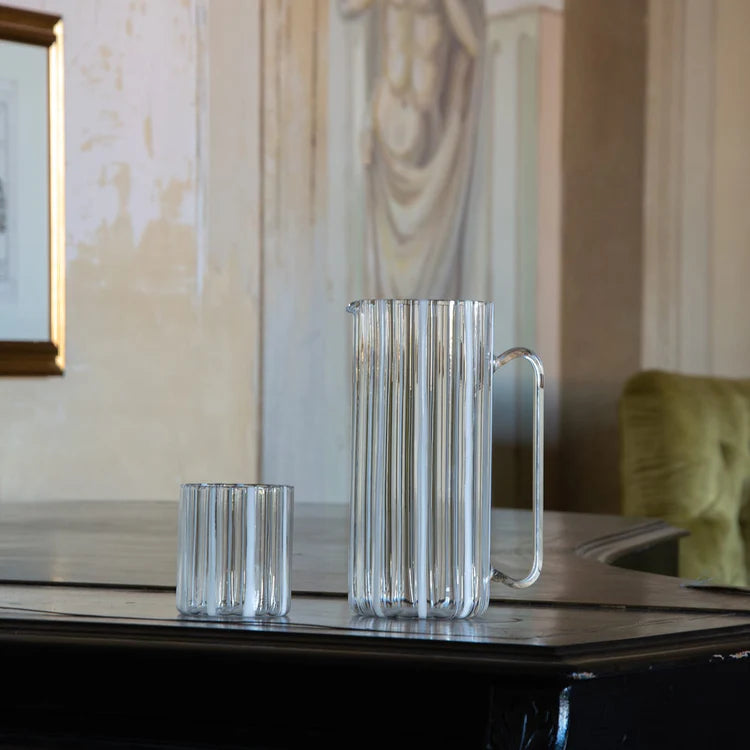 Loos White Stripe Tumbler