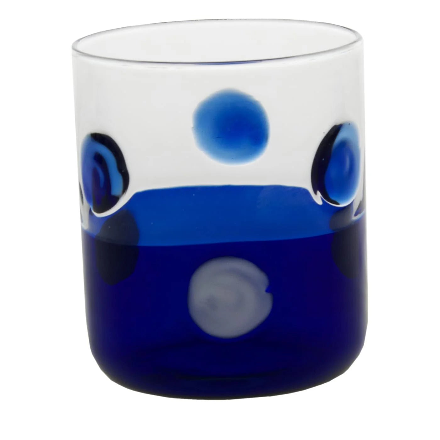 Mezzo & Mezzo Bolle Blue Glass