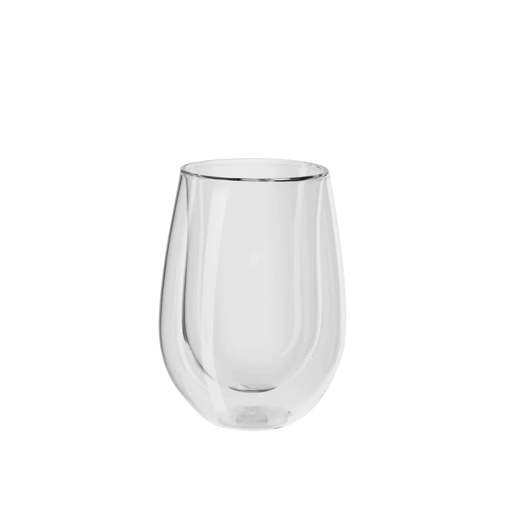 Double Wall Long Drink Glasses 350ml, Set of 2