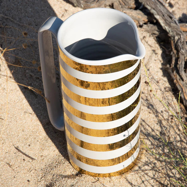 Serlio Gondoliere Gold 24K & White Carafe