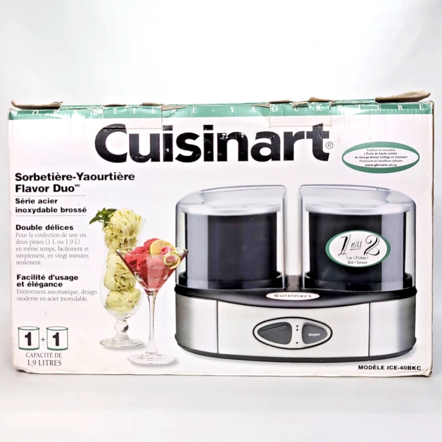 Dual Ice Cream Maker