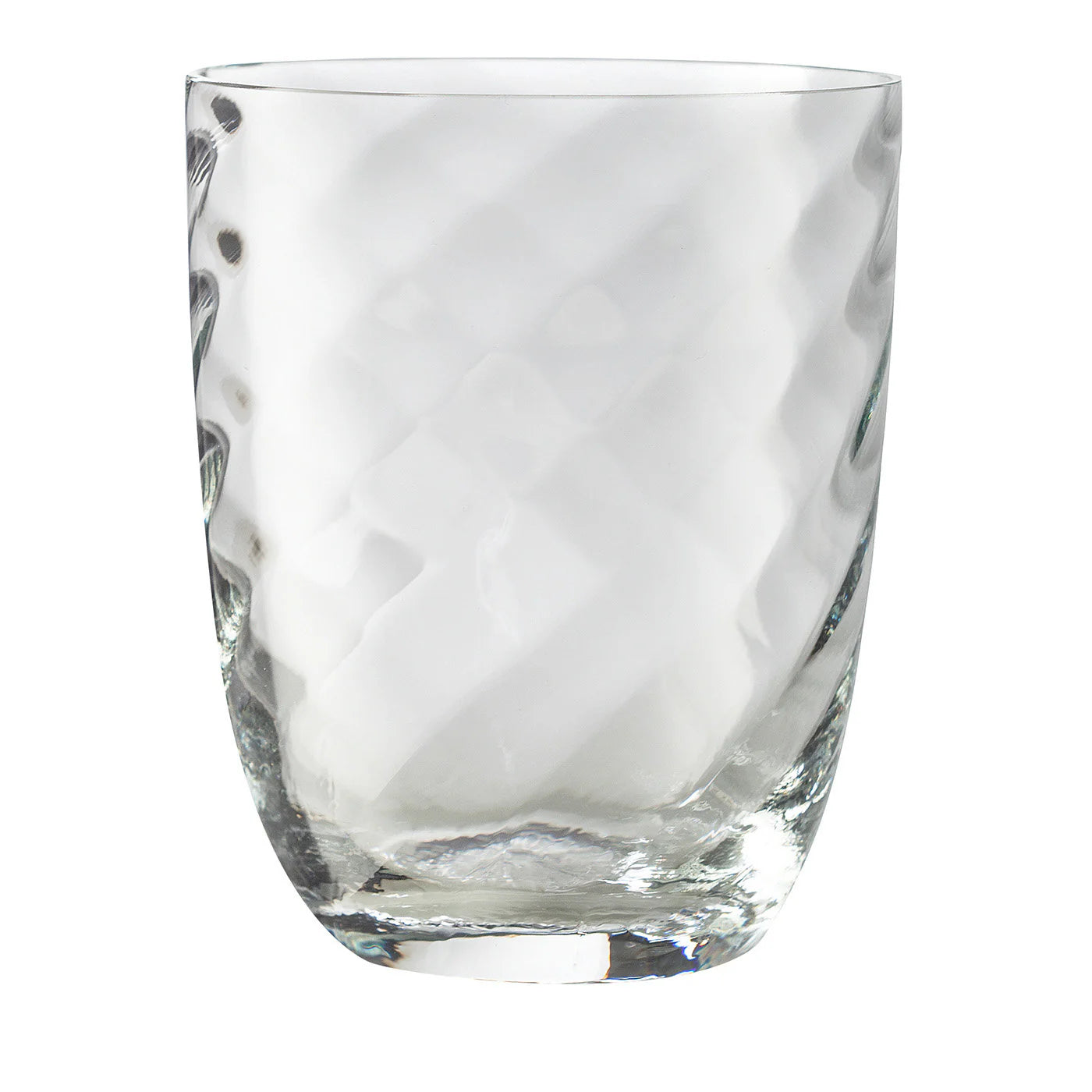 Twisted Optic Water Glasses