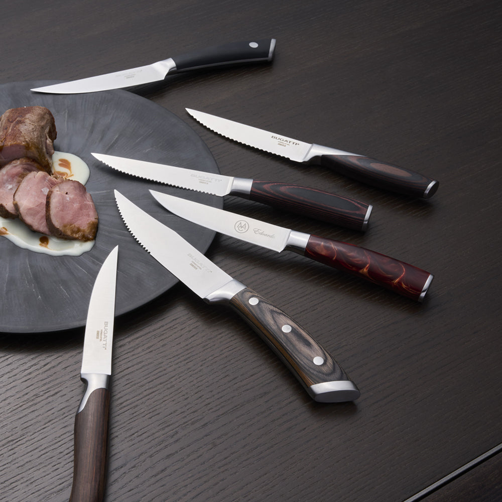 Bugatti Osteria Serrated Steak Knives, Set of 4