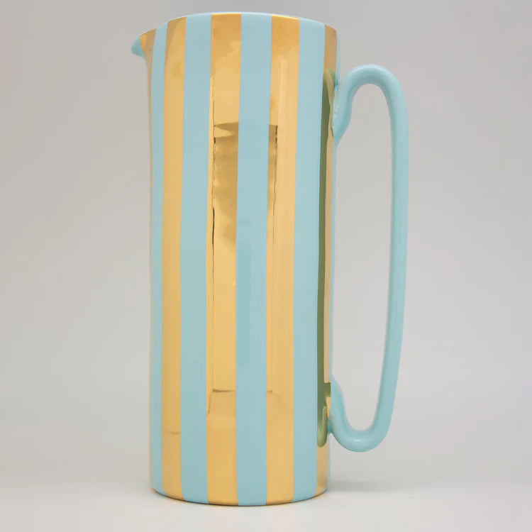Serlio Mercante Gold 24K & Blue Carafe