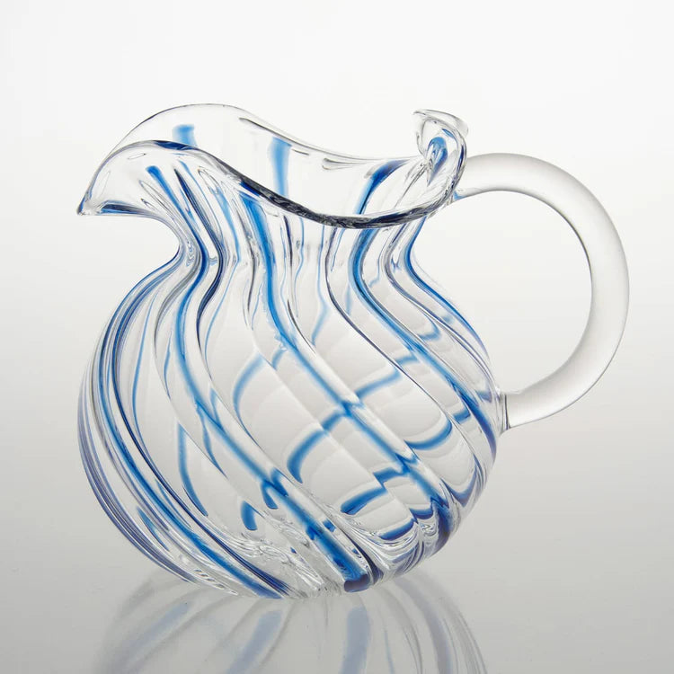 Torcello Blue Torchon Pitcher