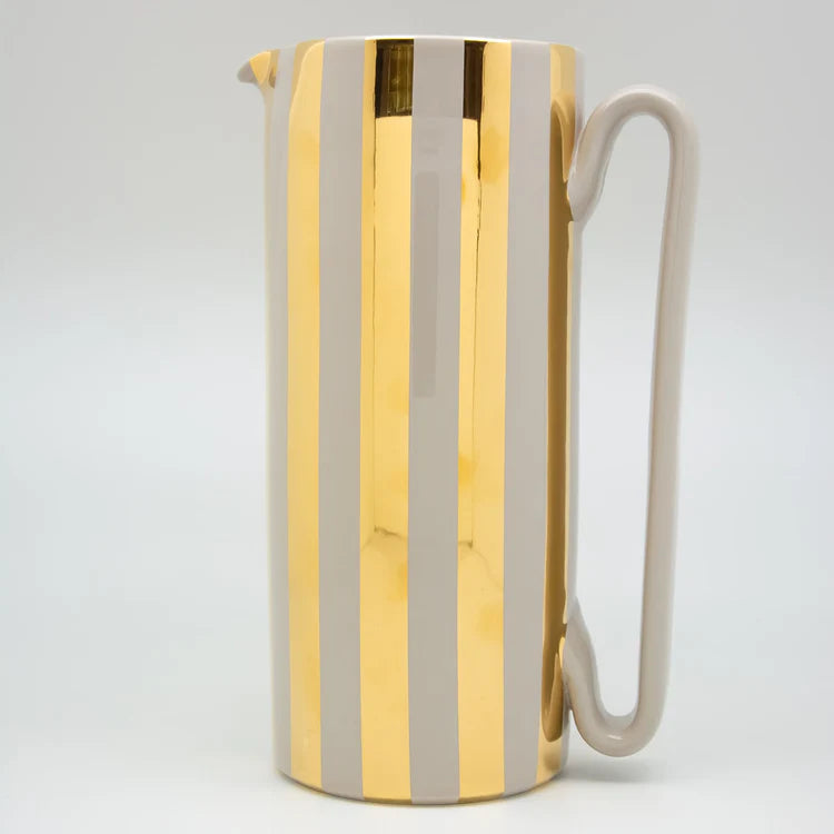 Serlio Mercante Gold 24K & Gray Carafe