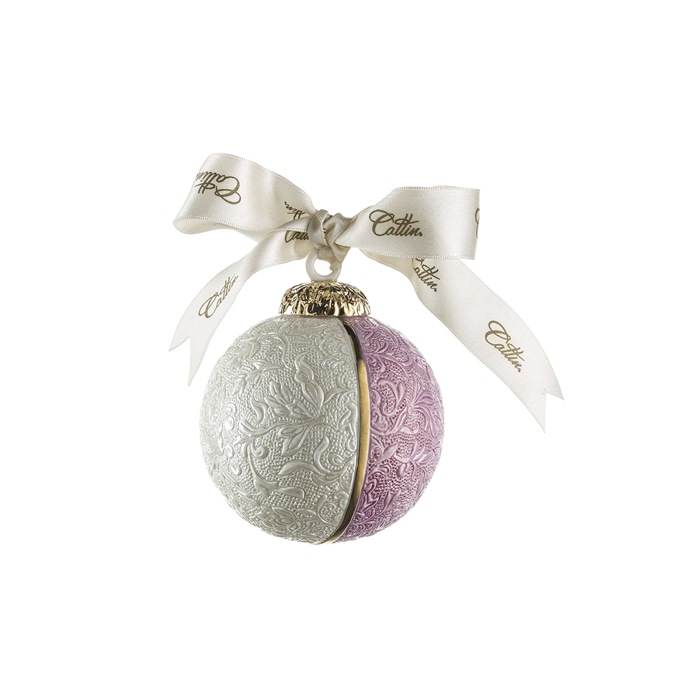 Damask Christmas Bauble