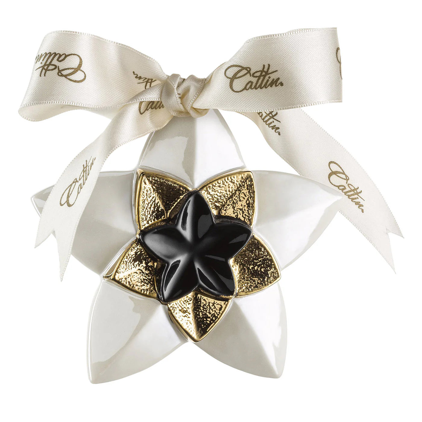 Black Star Christmas Bauble