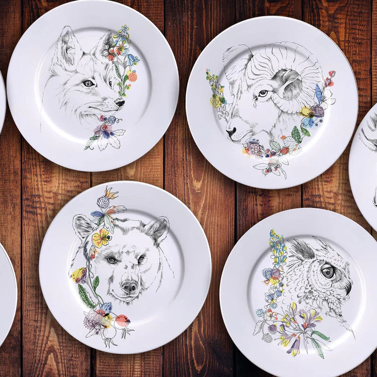 An Ode To The Woods Red Fox Dinner Plate