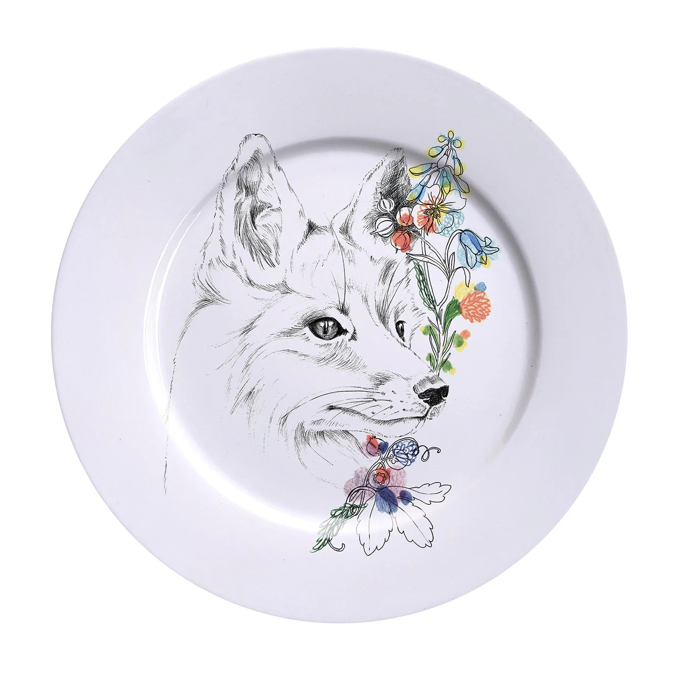 An Ode To The Woods Red Fox Dinner Plate