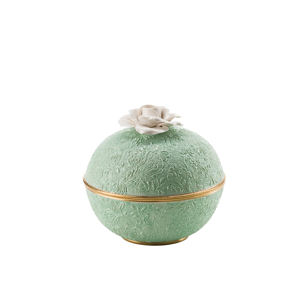 Damask Box with Rose