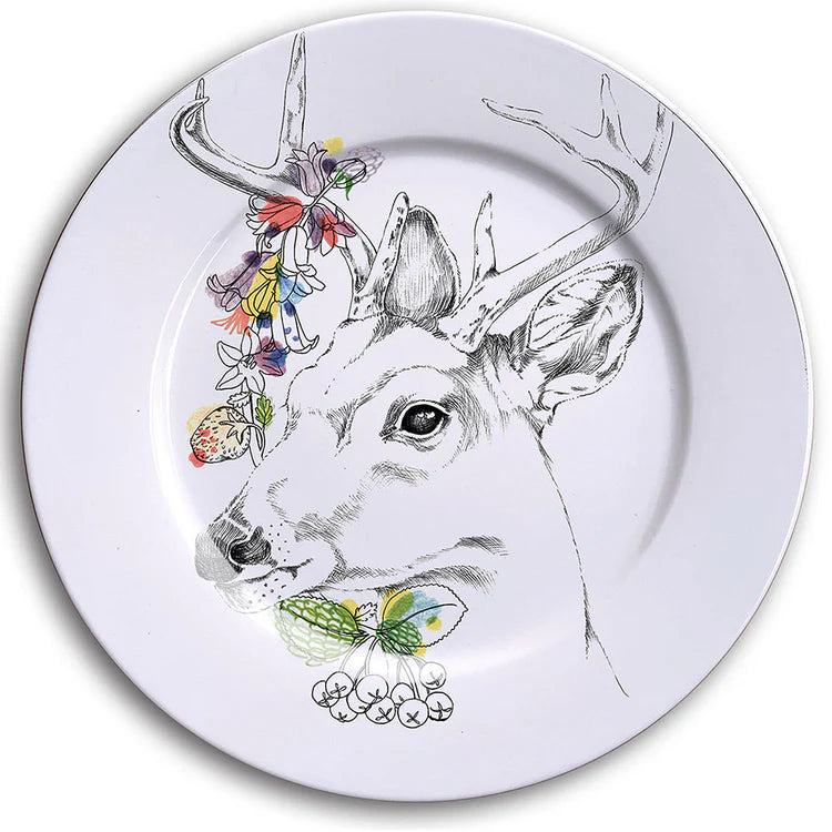 Mix & Match Set of 6 Polychrome Dinner Plates