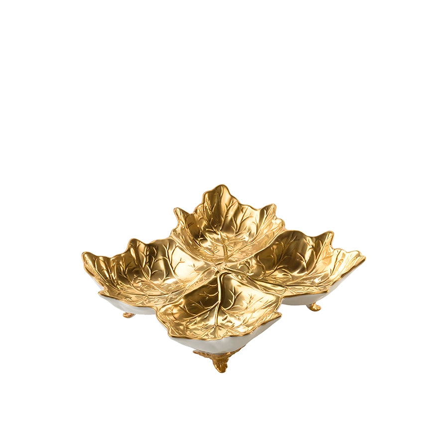 4-Places Appetizer Gold Leaf