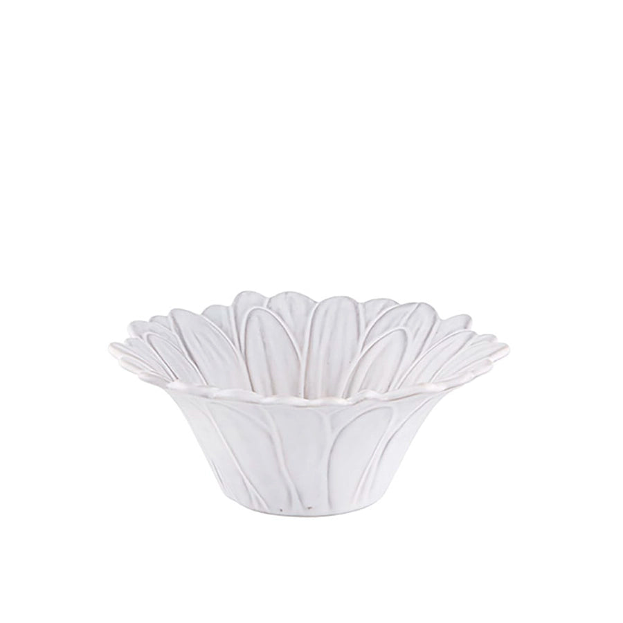 Bordallo Pinheiro Maria Flor White Daisy Bowl