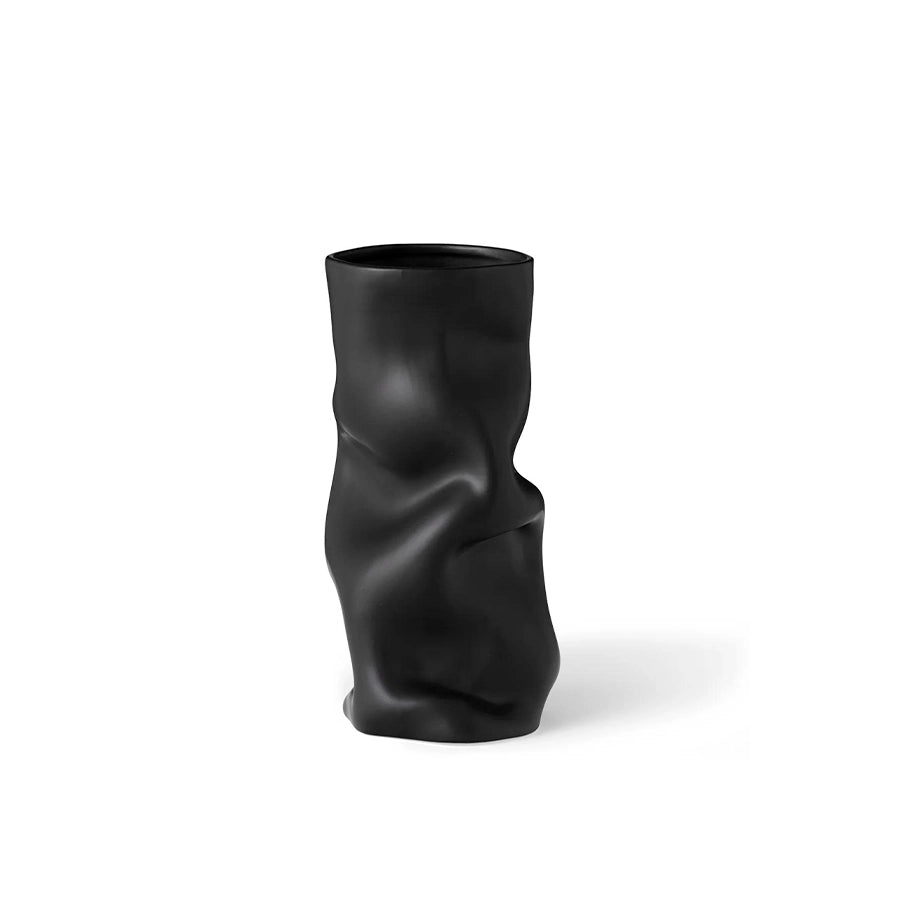 Collapse Vase Black