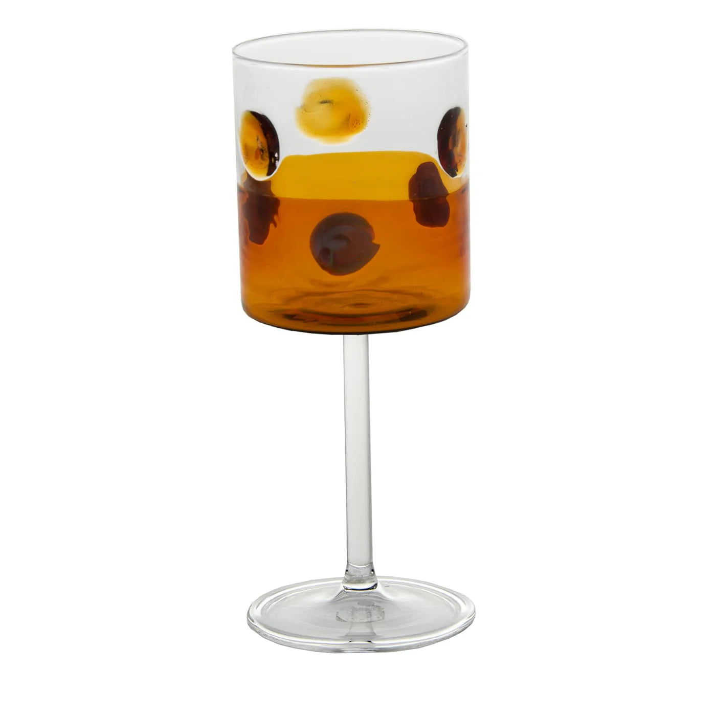 Mezzo & Mezzo Bolla Amber Goblet