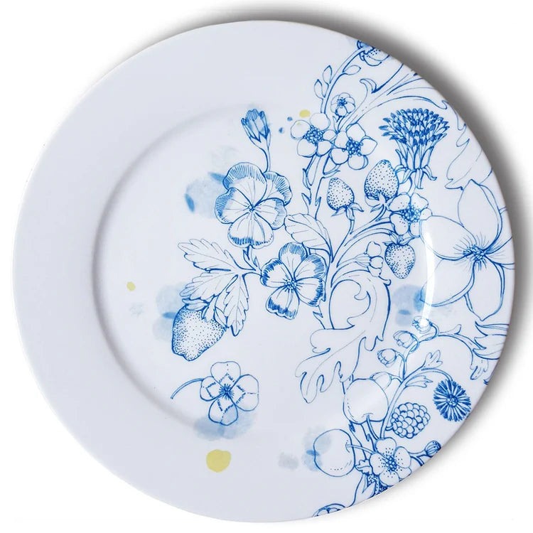 Mix & Match Set of 6 Polychrome Dinner Plates