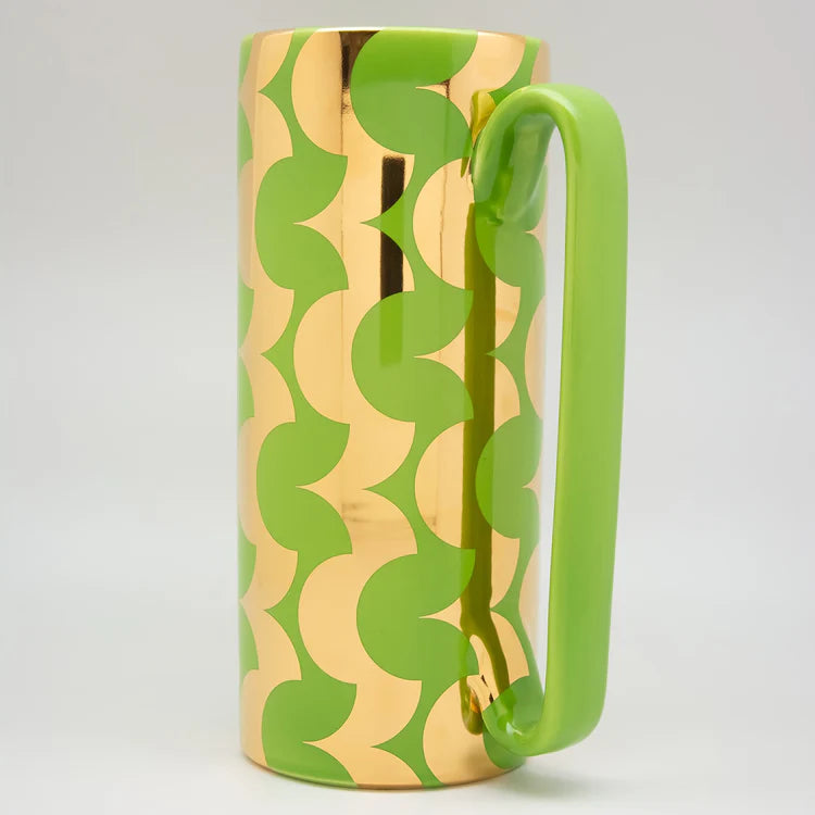 Serlio Cicappa Gold 24K & Green Carafe