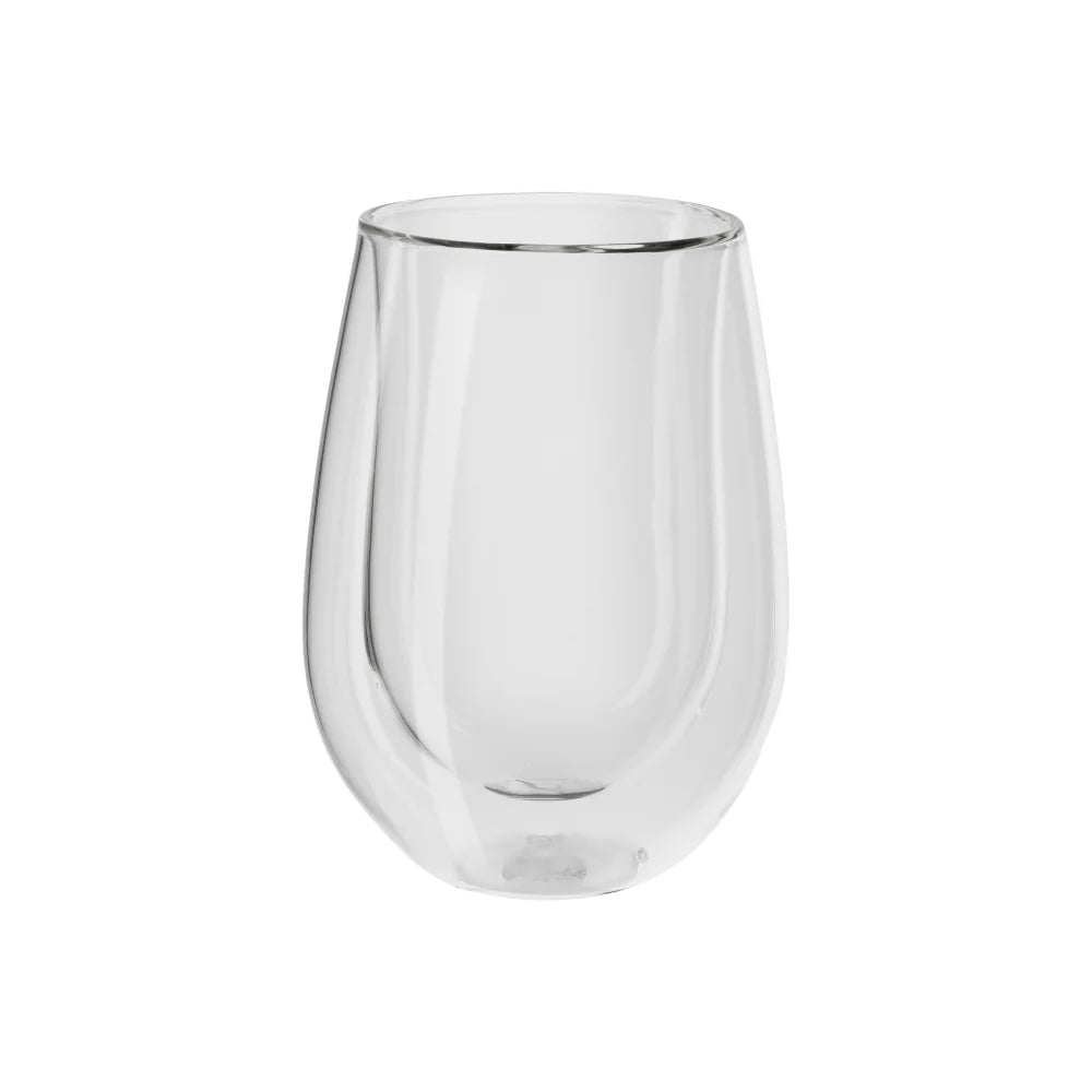 Double Wall Long Drink Glasses 350ml, Set of 2