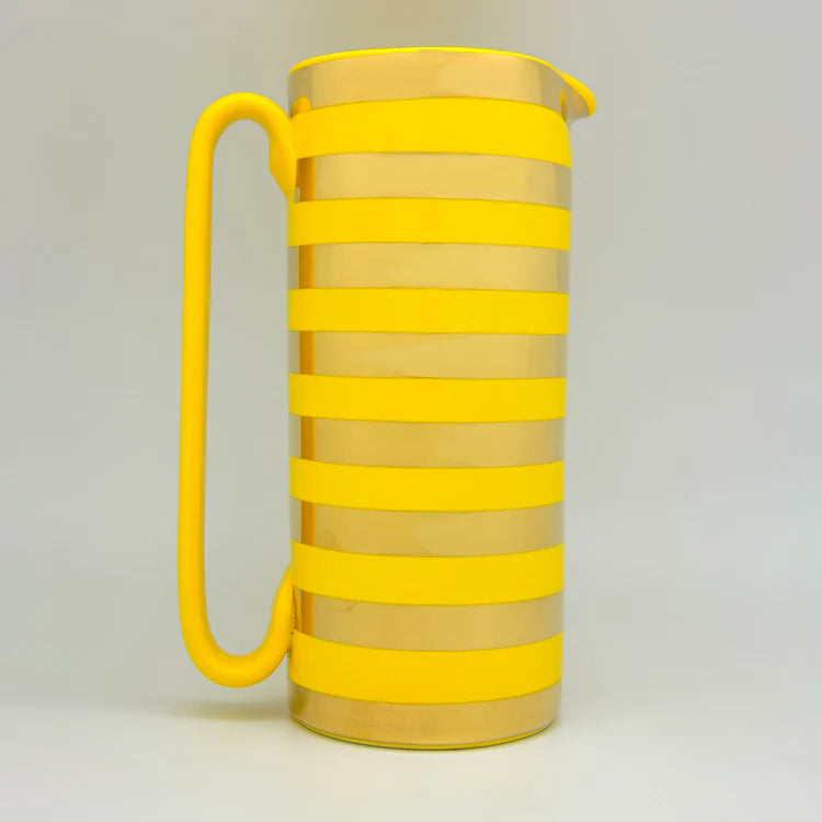 Serlio Gondoliere Gold & Yellow Pitcher