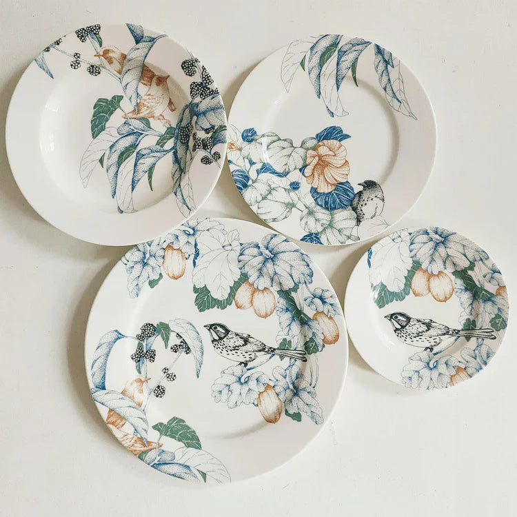 Bird Song Polychrome Dinner Plate #1