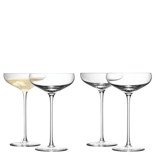 Wine Champagne Saucer Set Of 4