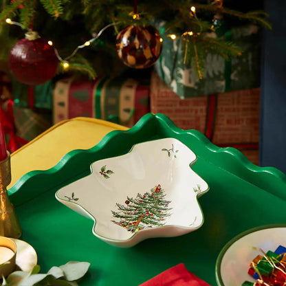 Spode Christmas Tree Serving Dish