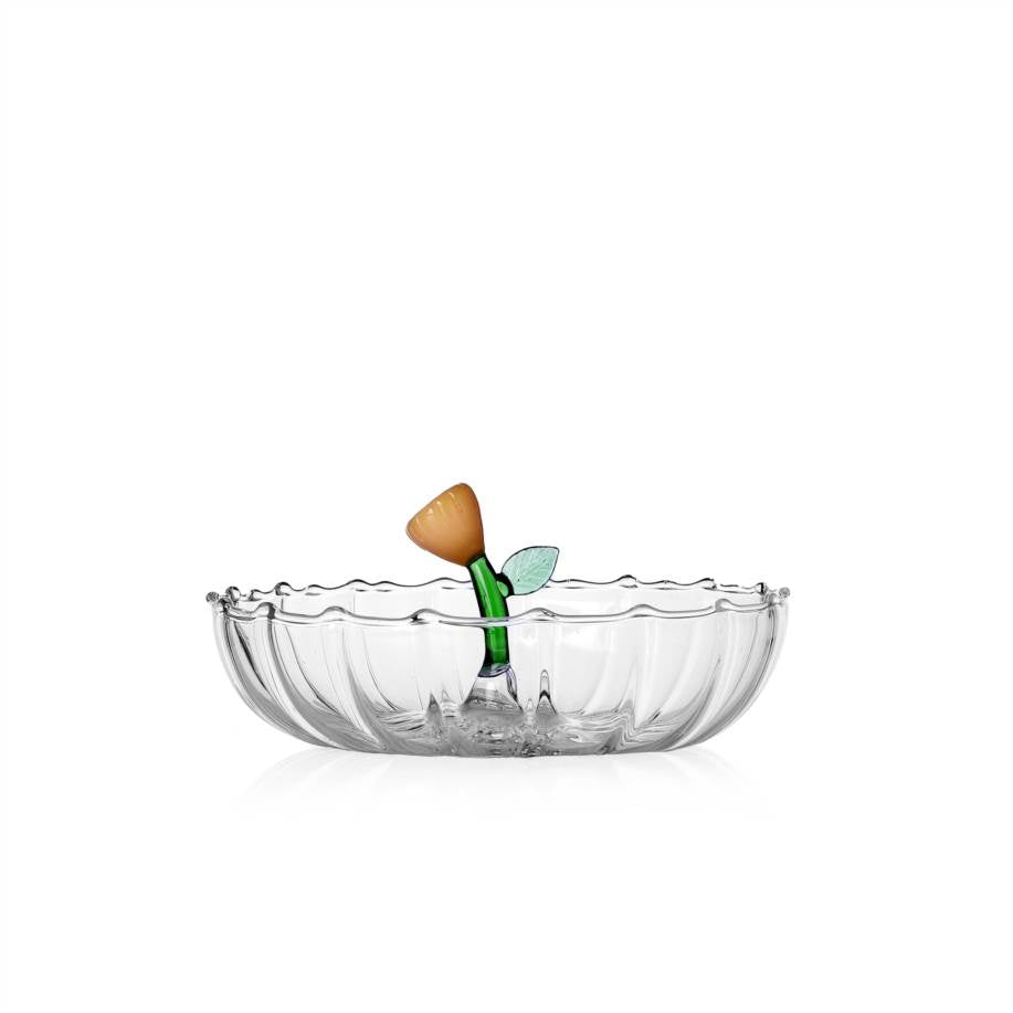 Botanica Amber Flower Saucer