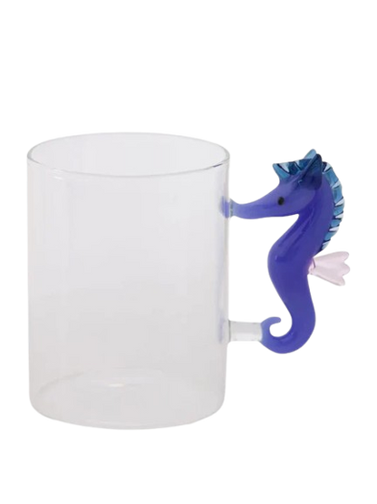 Mug seahorse w/ fin pink