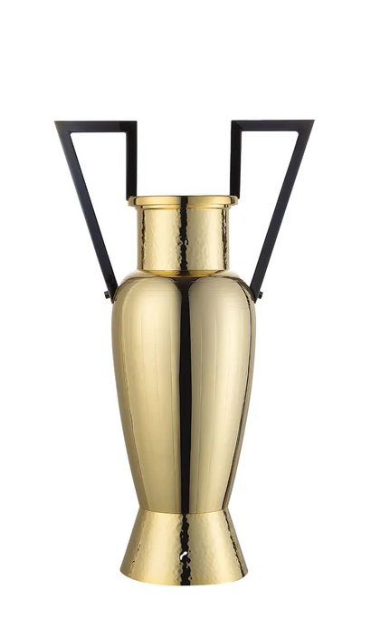 Rhodos Golden & Black Amphora Vase