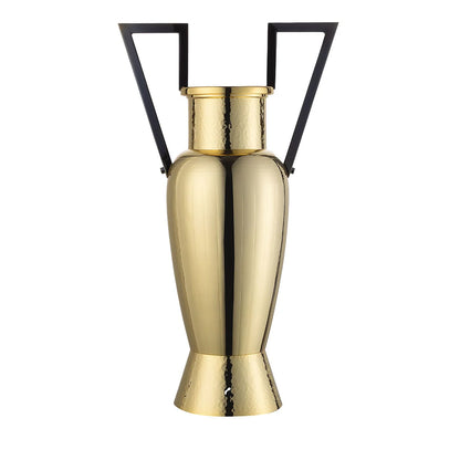 Rhodos Golden & Black Amphora Vase
