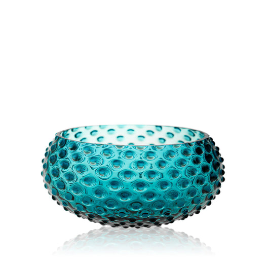 Aquamarine Hobnail Bowl