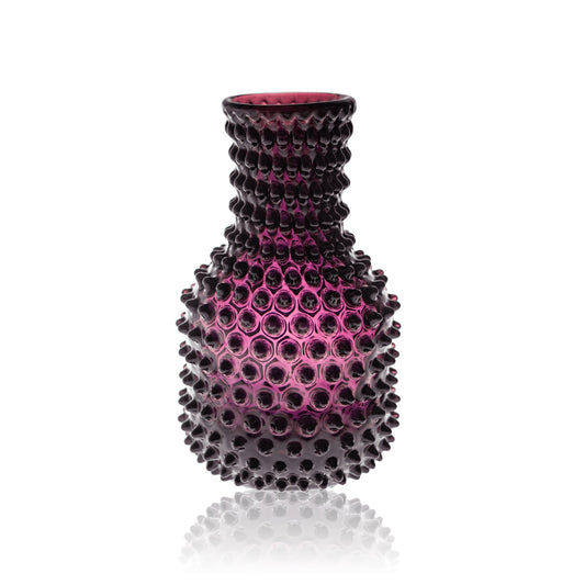 Violet Hobnail Carafe