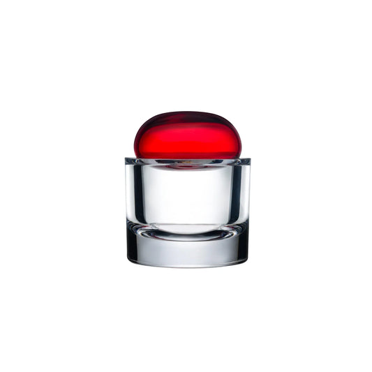 Nude Essentials Ecrin Lidded Vessel Small 94mm Red