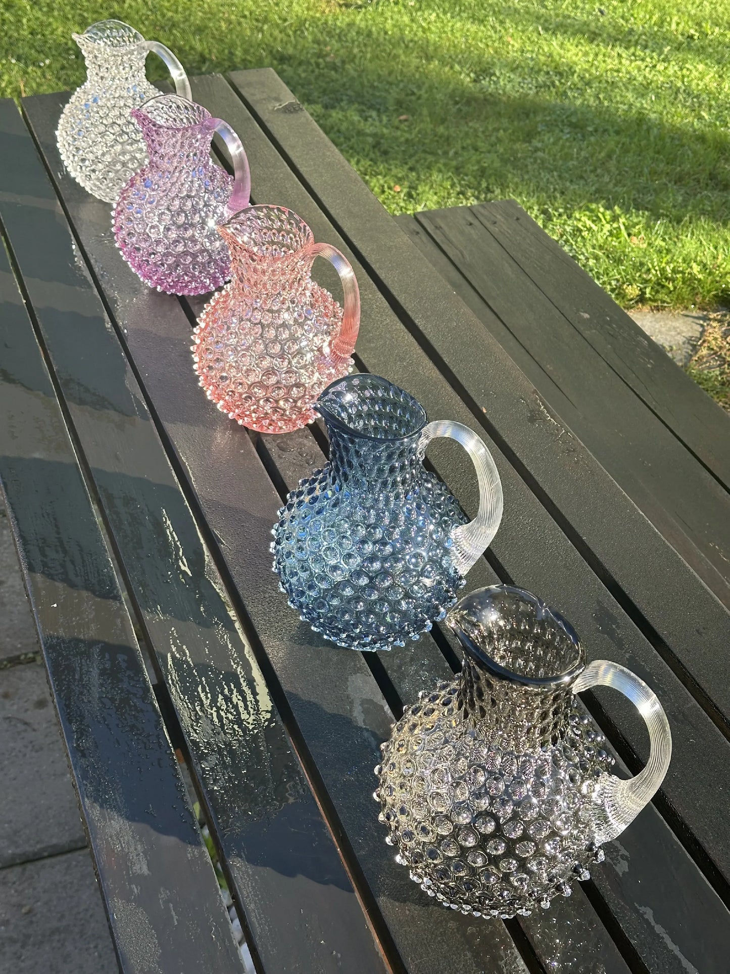 Paris Hobnail Jug 2L Rosa